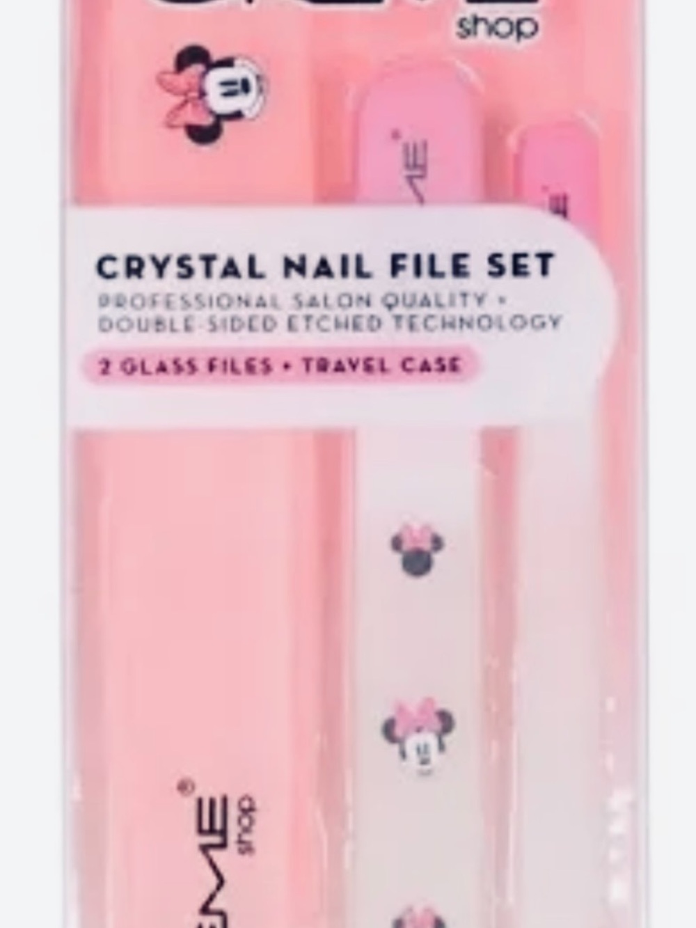 x Disney Pink Crystal Nail File Set - Minnie Mouse - Picture 4 of 5